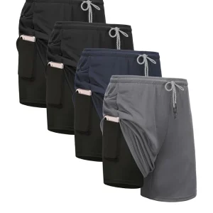 Kinglaman Running Shorts (4 pack) Large